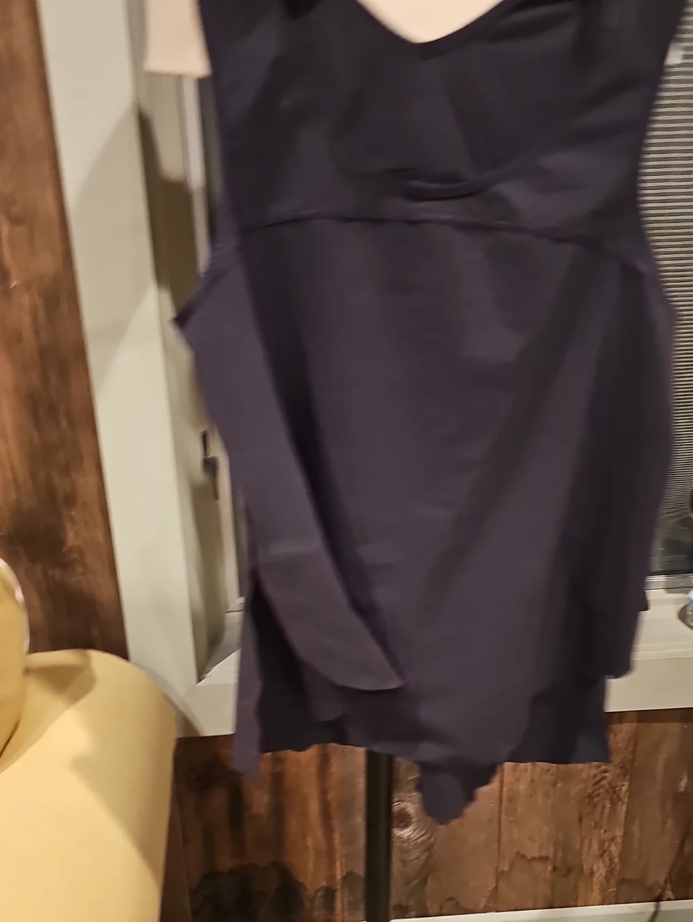 lululemon Blavk Layered Scoop-Back Tank